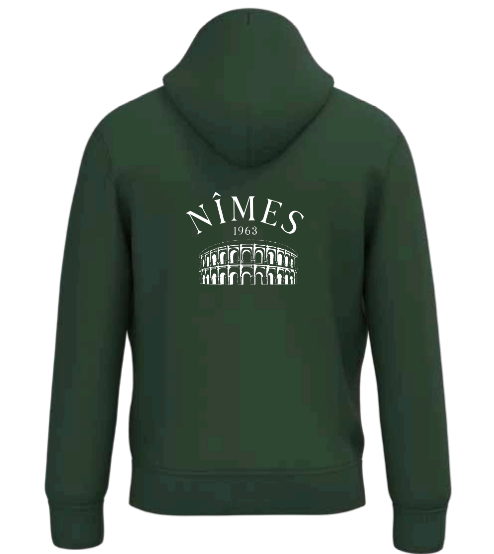 Hoodie vert sapin