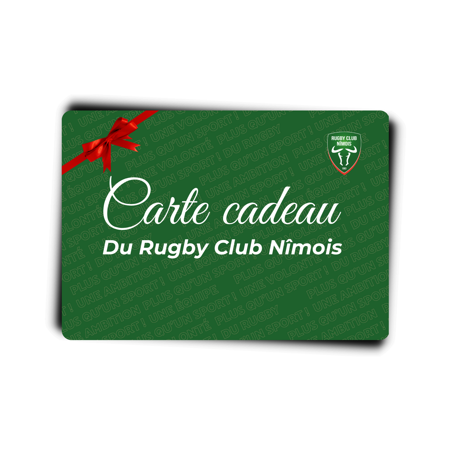 Carte Cadeau du Rugby Club Nîmois