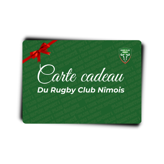 Carte Cadeau du Rugby Club Nîmois
